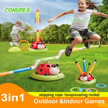 3-In-1 Kid Sports Toys Skipping Rope Toy Children Indoor Outdoor Games Learning Educational Toys
