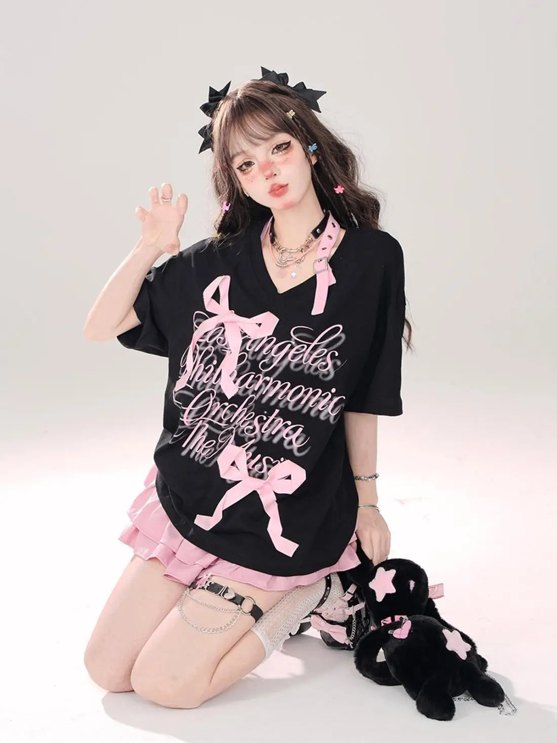 Women’s High Waist Ruffle A Line Skirt Korean Fashion Summer Streetwear Y2K Style