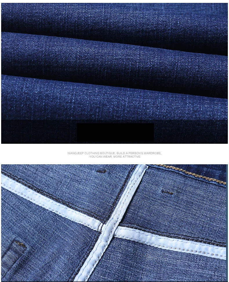 Men’s Stretch Slim Fit Jeans – Comfortable Business Casual Denim Pants