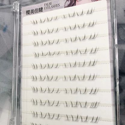 4-6mm No Glue False Eyelashes New Korean Style Lower Lashes Natural Fake Eyelashes for Women Daily Wear Cosplay DIY Makeup