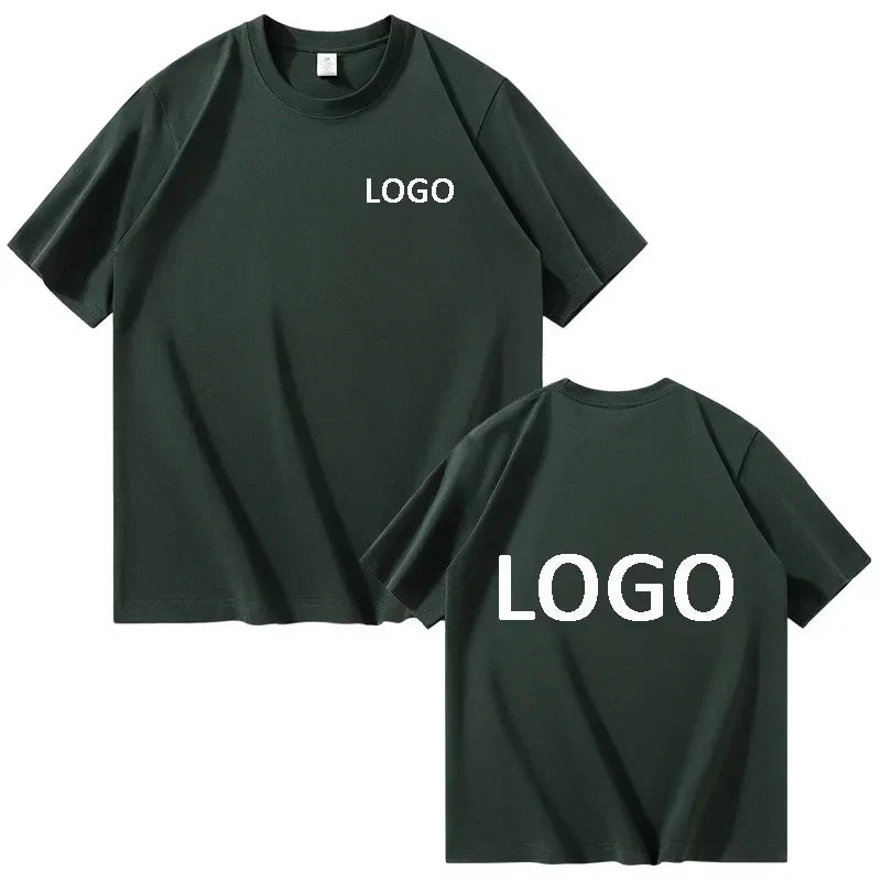 Custom Cotton Printed T-Shirt Unisex Short Sleeve O Neck Streetwear Top