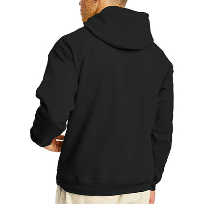 Oversized Casual Hoodie – Unisex Solid Color Sweatshirt for Men & Women