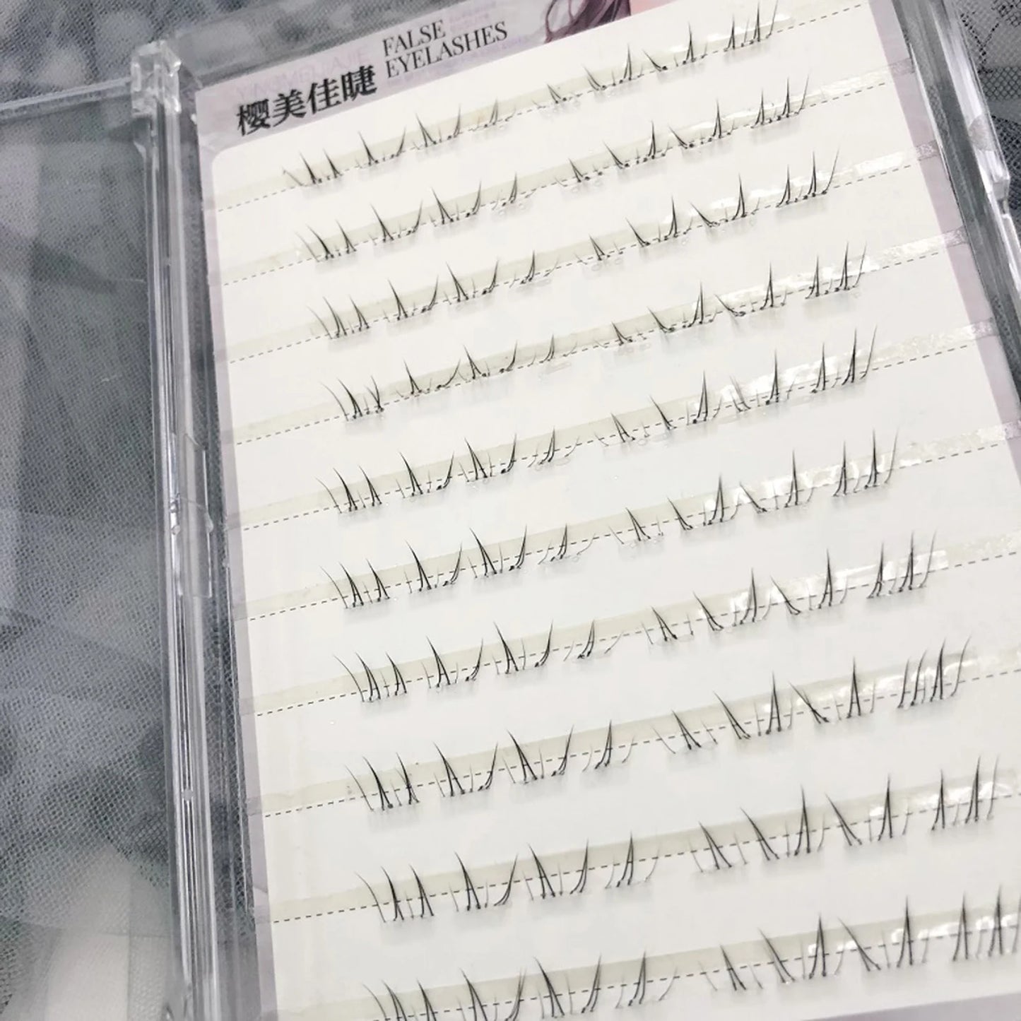 4-6mm No Glue False Eyelashes New Korean Style Lower Lashes Natural Fake Eyelashes for Women Daily Wear Cosplay DIY Makeup