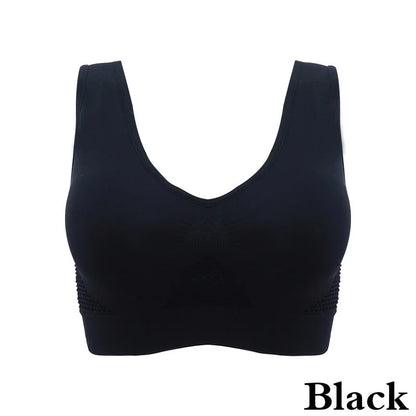 Women’s Sports Bra – Breathable Padded Fitness & Yoga Top