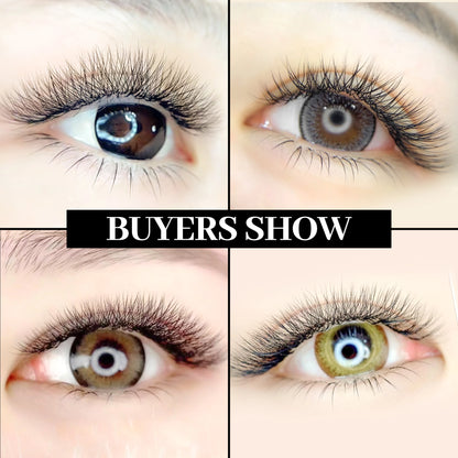 XIUSUZAKI W Shaped Bloom 2D 3D 4D 5D 6D 7D 8D Automatic Flowering Premade Fans Eyelashes Extensions Natural yy Individual Lashes