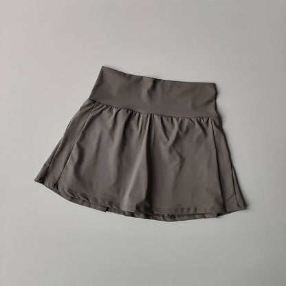 Women’s High Waist Sports Skirt Quick Dry Fitness Yoga Running Tennis Golf Wear