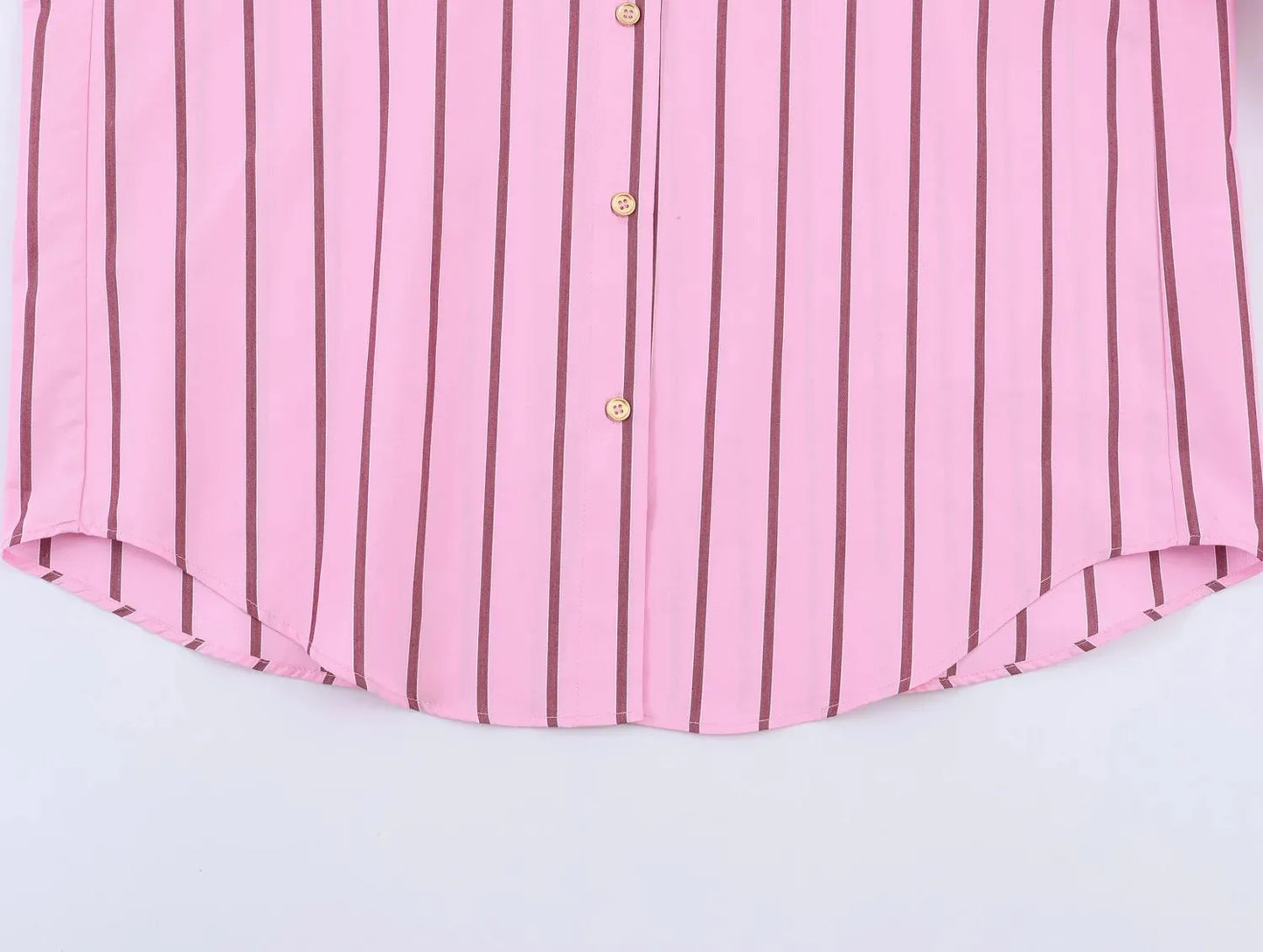 Women’s Color Block Blouse – Elegant Single-Breasted Fashion Top
