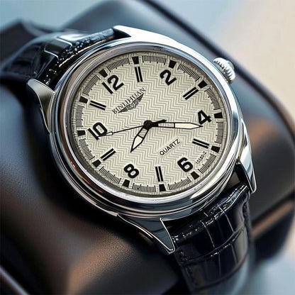 Top Brand Man Wristwatch Luxury Business Waterproof Men Watch For Men Quartz Clock Leather Men's Watches reloj+Box Men's Gift