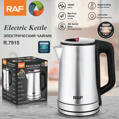 2.3L Electric Kettle Stainless Steel Kitchen Appliances Smart Kettle Whistle Kettle Samovar Tea Coffee Thermo Pot Gift