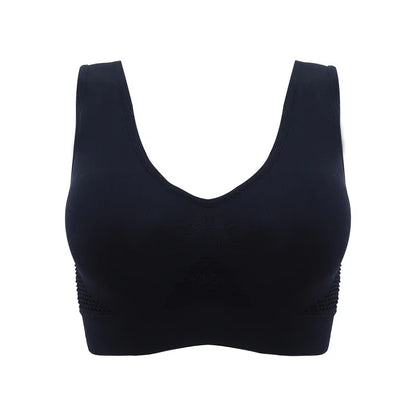 Women’s Sports Bra – Breathable Padded Fitness & Yoga Top
