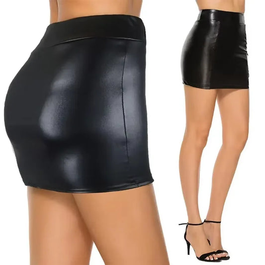 Women’s High Waist Bodycon Mini Skirt Slim Fit Vintage Clubwear and Office Wear
