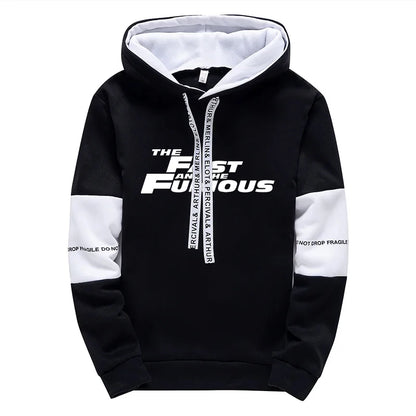 Men’s Hooded Sweatshirt – Casual Long Sleeve Sportswear for Autumn & Winter