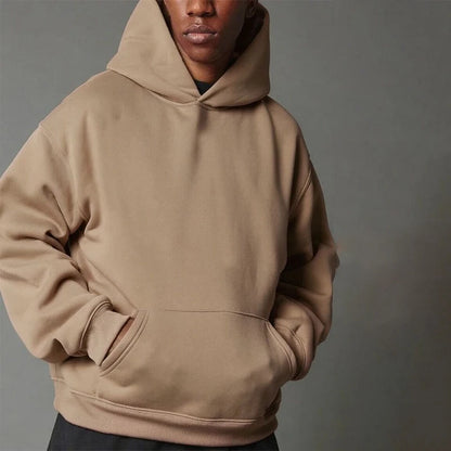 Men’s Casual Hoodie Sweatshirt – Streetwear Pullover Gym Fashion Top