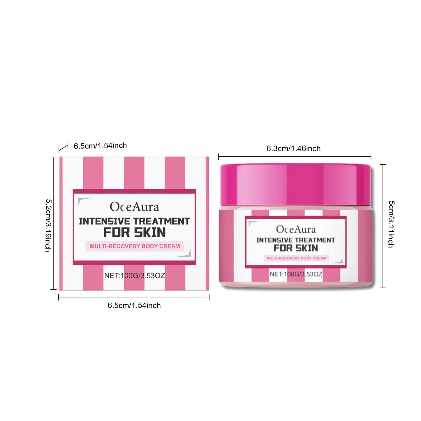 OCEAURA Body Moisturize Cream Repair Damage Firm Skin Lasting Fragrance Non-greasy