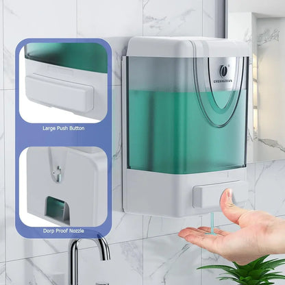 Hand Dispenser Soap for Wall Liquid Soap Bottle Hand Gel Sanitizer Dispenser for Bathroom Kitchen Accessories