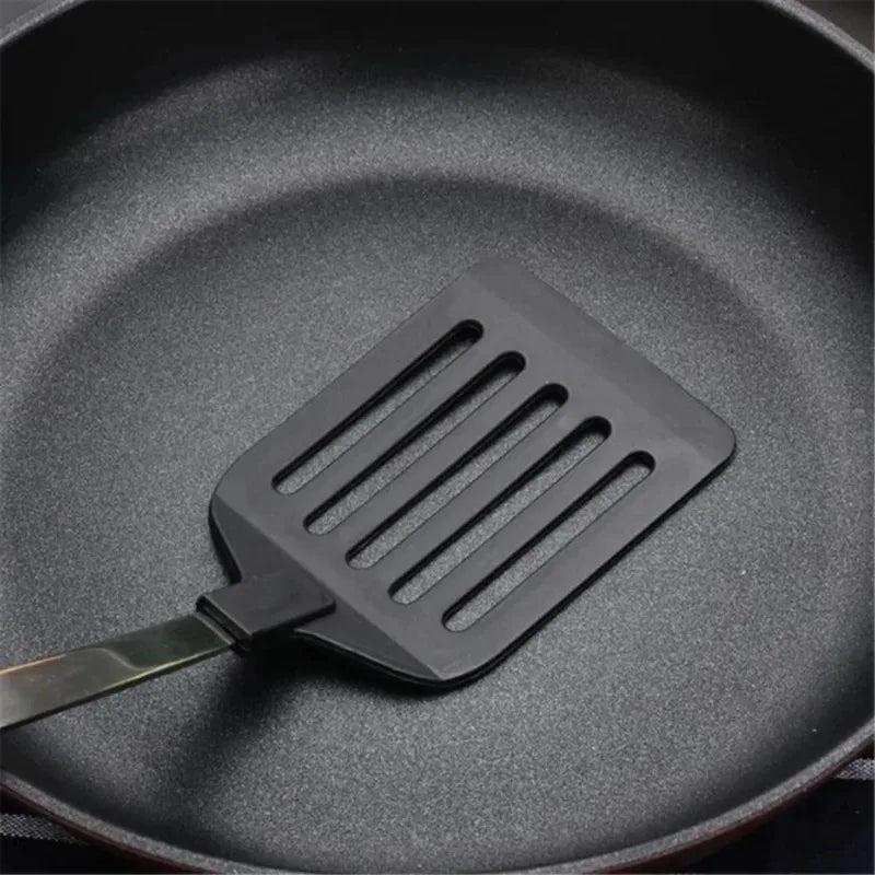 Stainless Steel Turners Kitchen Tools  Nylon Handle  Spatula  Fried Shovel Egg Fish Frying Pan