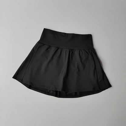 Women’s High Waist Sports Skirt Quick Dry Fitness Yoga Running Tennis Golf Wear