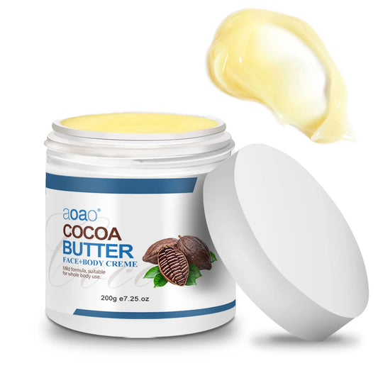 Shea Butter Body Cream - Coconut & Cocoa Butter Formula,  Hypoallergenic with Vitamin E