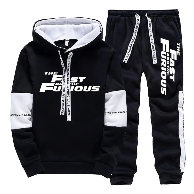 Men’s Hooded Sweatshirt – Casual Long Sleeve Sportswear for Autumn & Winter