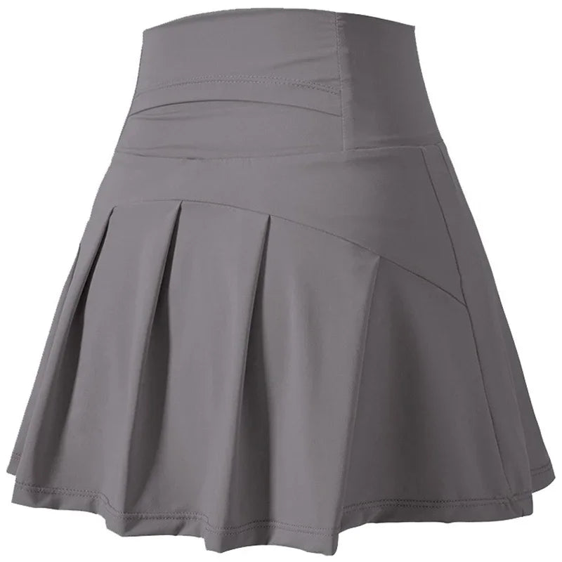 Women’s High Waist Sports Skirt Quick Dry Fitness Yoga Running Tennis Golf Wear