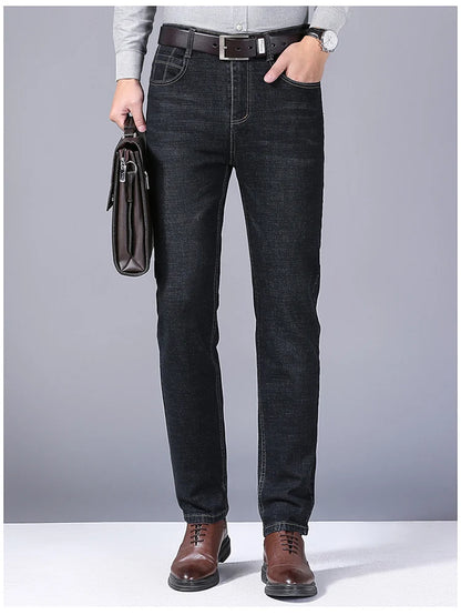 Men’s Stretch Slim Fit Jeans – Comfortable Business Casual Denim Pants