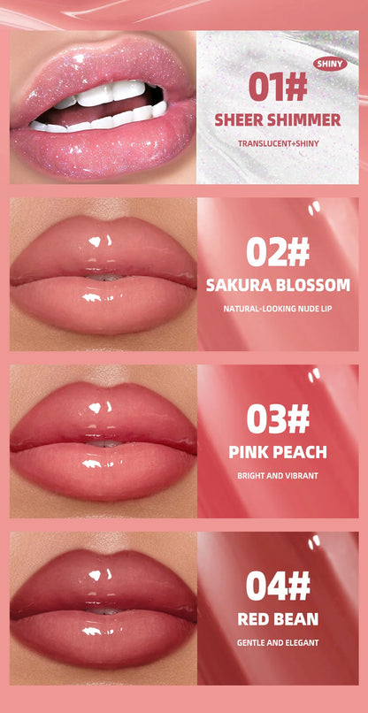 Moisturizing Lip Lotion Essence Volumizing Lip Glaze Women's Moisturizing and Moisturizing Natural Lip Gloss Hydrating Lip Gloss