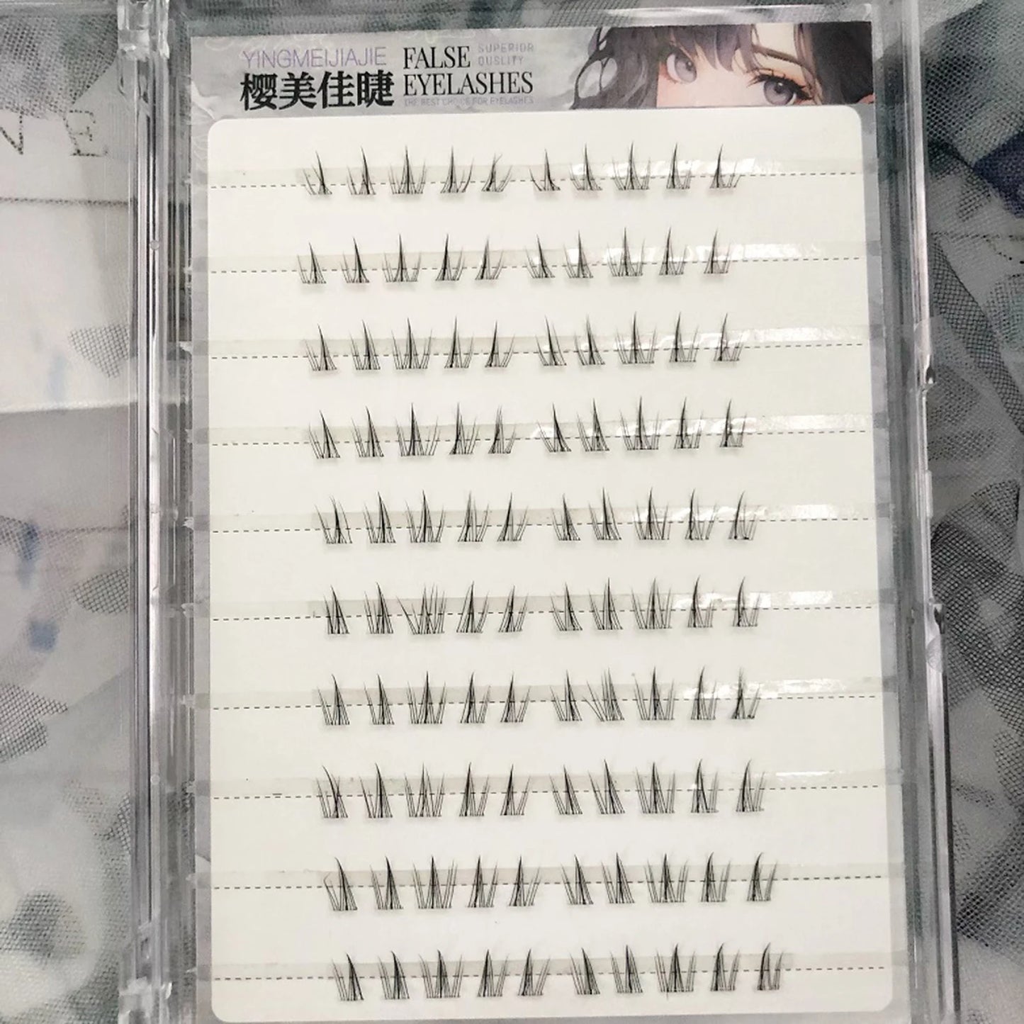 4-6mm No Glue False Eyelashes New Korean Style Lower Lashes Natural Fake Eyelashes for Women Daily Wear Cosplay DIY Makeup