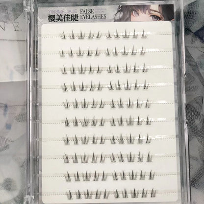 4-6mm No Glue False Eyelashes New Korean Style Lower Lashes Natural Fake Eyelashes for Women Daily Wear Cosplay DIY Makeup