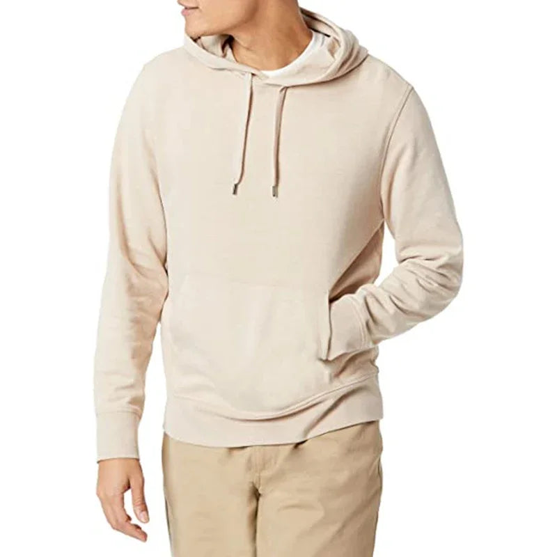 Oversized Casual Hoodie – Unisex Solid Color Sweatshirt for Men & Women