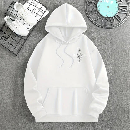 Men’s Long Sleeve Hoodie – Casual Sports Sweatshirt for Spring & Autumn