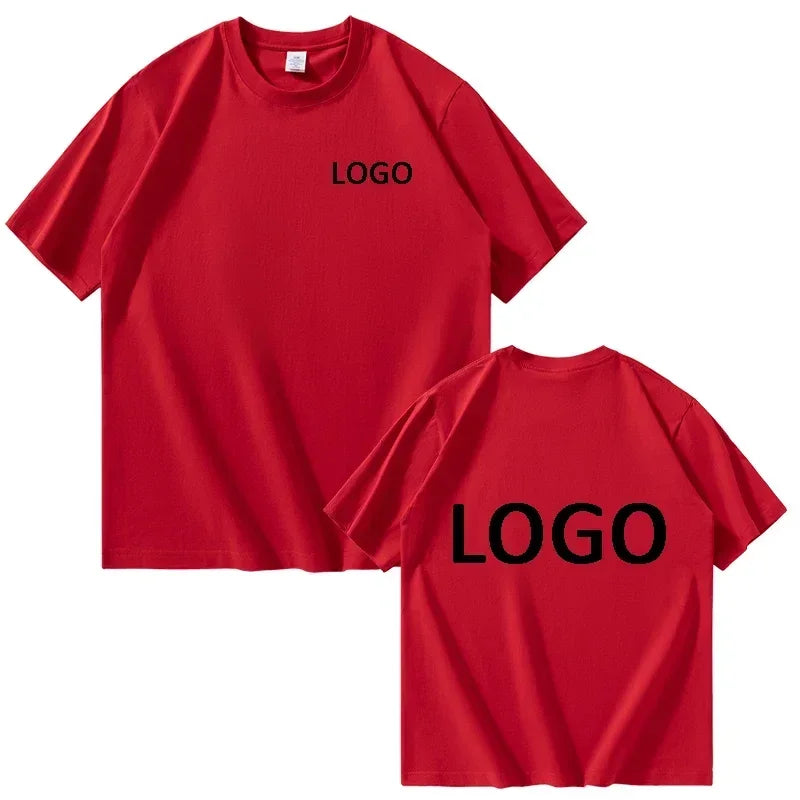 Custom Cotton Printed T-Shirt Unisex Short Sleeve O Neck Streetwear Top