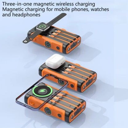 2025 NEW Solar Power Bank 20000mAh 22.5W Magnetic Wireless Powerbank