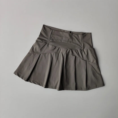 Women’s High Waist Sports Skirt Quick Dry Fitness Yoga Running Tennis Golf Wear