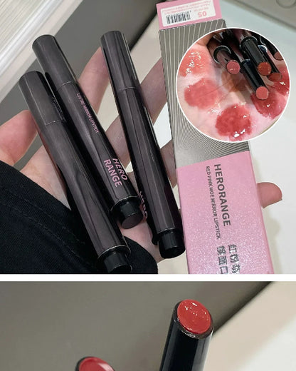Mirror Lipstick Has A Smooth Texture Rich Color And Film Forming That Won't Dry Out Or Get Stuck Moisturizing And Pouty Lips