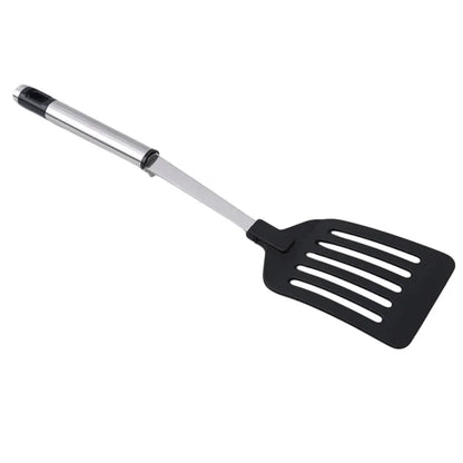 Stainless Steel Turners Kitchen Tools  Nylon Handle  Spatula  Fried Shovel Egg Fish Frying Pan