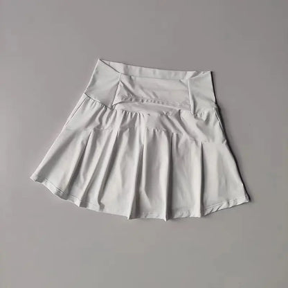 Women’s High Waist Sports Skirt Quick Dry Fitness Yoga Running Tennis Golf Wear