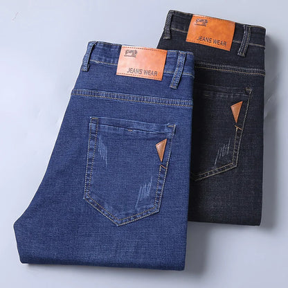 Men’s Stretch Slim Fit Jeans – Comfortable Business Casual Denim Pants