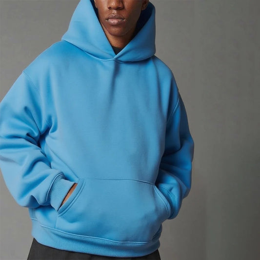 Men’s Casual Hoodie Sweatshirt – Streetwear Pullover Gym Fashion Top