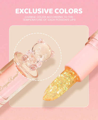Lipstick Is Moisturizing, Non-Sticky, Long-Lasting, Moisturizing, Hydrating, Lip Gloss, Color-Changing, Fine Glitter, Color-Preserving, Waterproof, Non-Stick Lipstick