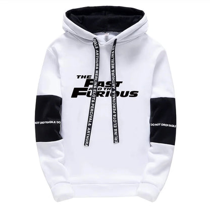 Men’s Hooded Sweatshirt – Casual Long Sleeve Sportswear for Autumn & Winter