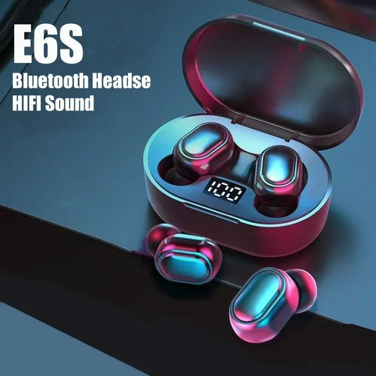 E6S Wireless Earphones Bluetooth Headphone Gaming Headset TWS E7S Sports Earbuds