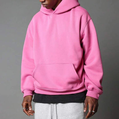 Men’s Casual Hoodie Sweatshirt – Streetwear Pullover Gym Fashion Top