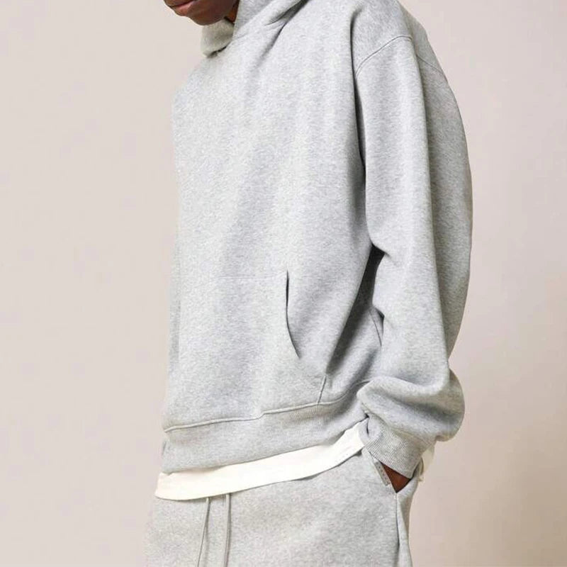 Men’s Casual Hoodie Sweatshirt – Streetwear Pullover Gym Fashion Top