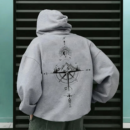 Men’s Long Sleeve Hoodie – Casual Sports Sweatshirt for Spring & Autumn