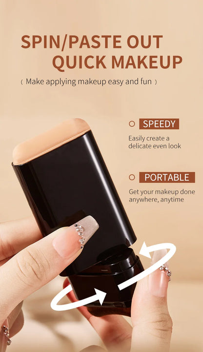 Foundation make-up concealer is light and thin to hold makeup, cover facial defects, and create a clear makeup effect