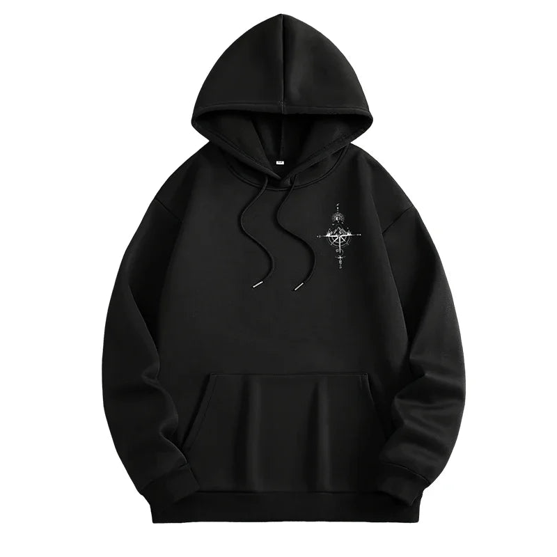 Men’s Long Sleeve Hoodie – Casual Sports Sweatshirt for Spring & Autumn