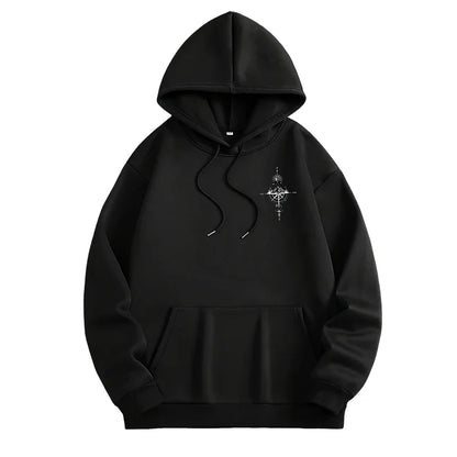 Men’s Long Sleeve Hoodie – Casual Sports Sweatshirt for Spring & Autumn