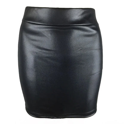 Women’s High Waist Bodycon Mini Skirt Slim Fit Vintage Clubwear and Office Wear