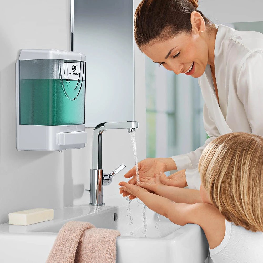 Hand Dispenser Soap for Wall Liquid Soap Bottle Hand Gel Sanitizer Dispenser for Bathroom Kitchen Accessories