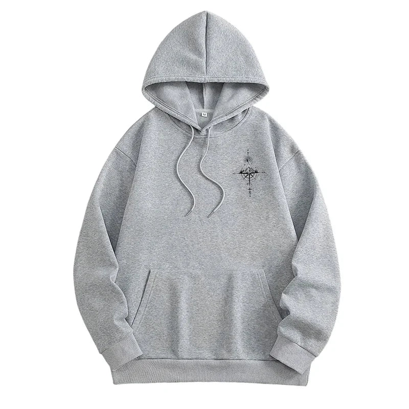 Men’s Long Sleeve Hoodie – Casual Sports Sweatshirt for Spring & Autumn
